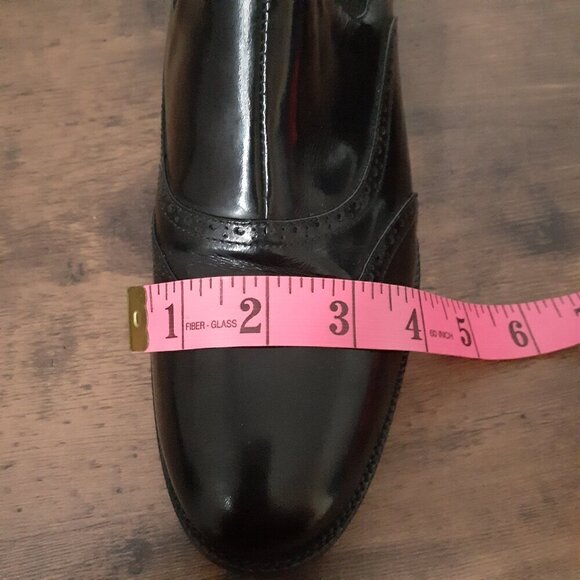 Carlo Pazolini Women's Size 7.5 (EU38) Black Patent Leather Wingtip Ankle Boots - Picture 14 of 15